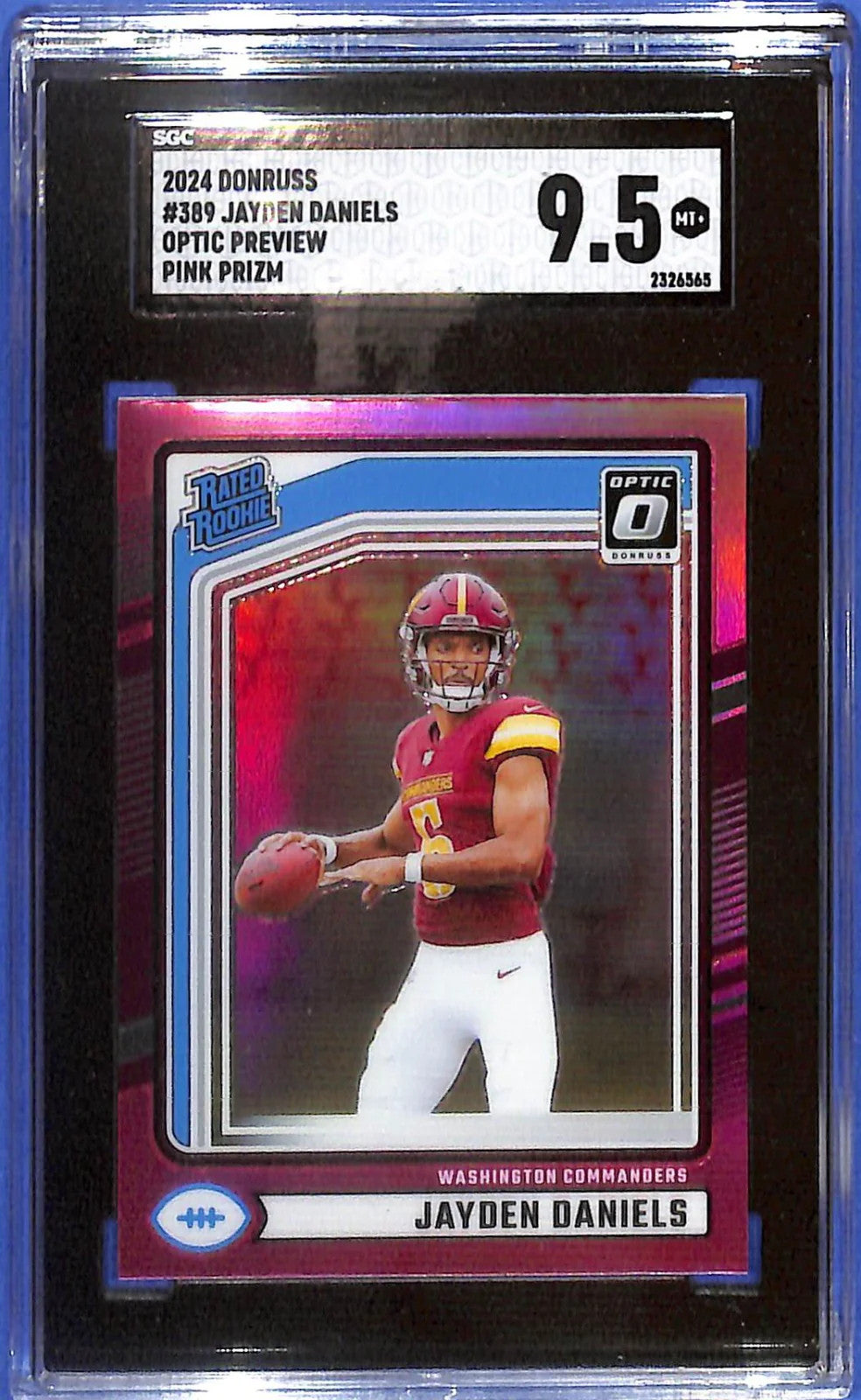 jayden daniels graded rookie card 2024 Donruss Optic Preview Rated RC Pink SGC 9.5 – VSM Sports Outlet Topps Now PSA 10 Pokemon TCG Pocket: Best style:White Flare Booster Bundle tag-baby
