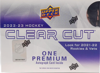 2022-23 Upper Deck Clear Cut Hockey Hobby Box
