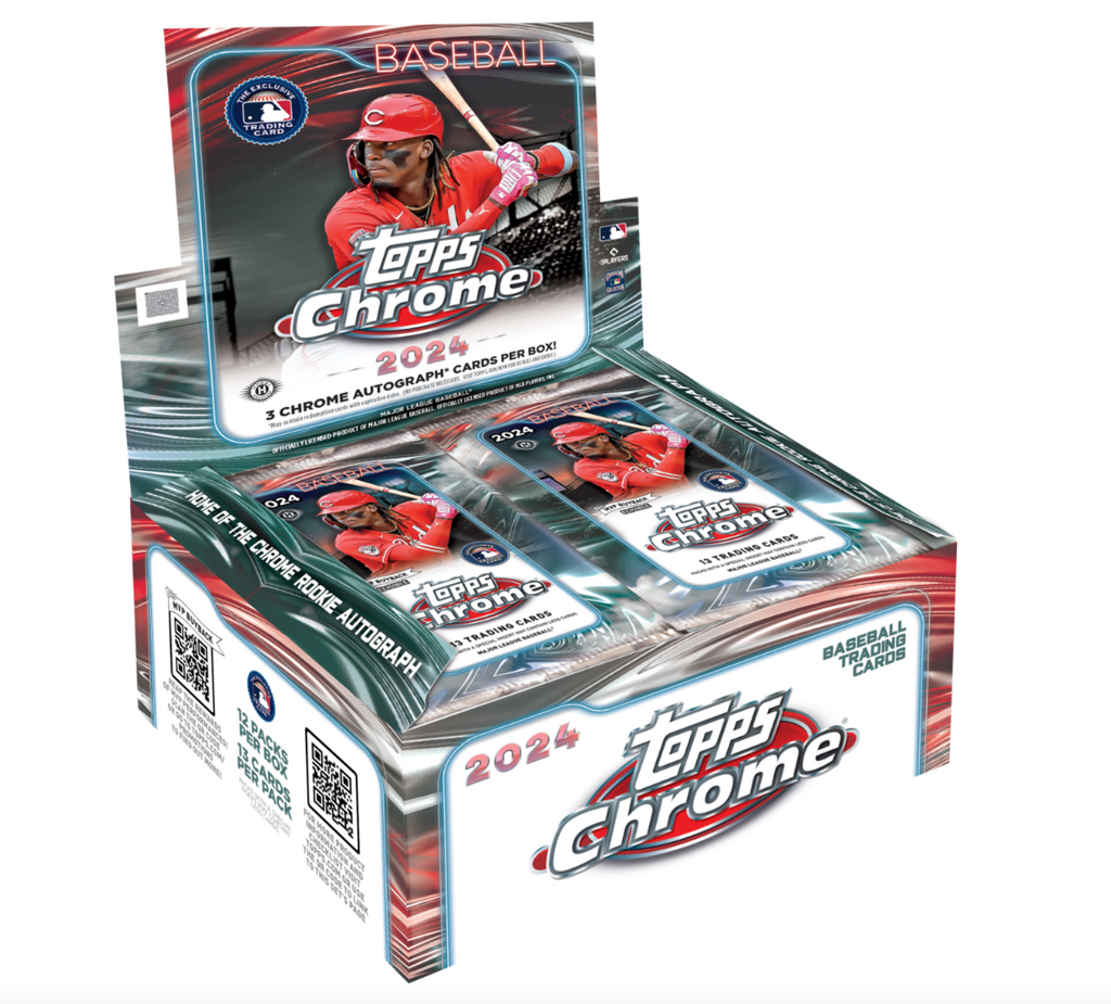 2024 Topps Chrome Baseball Hobby Box VSM Sports Card Outlet