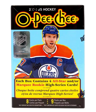 2024/25 Upper Deck O-Pee-Chee Hockey 9-Pack Blaster Box