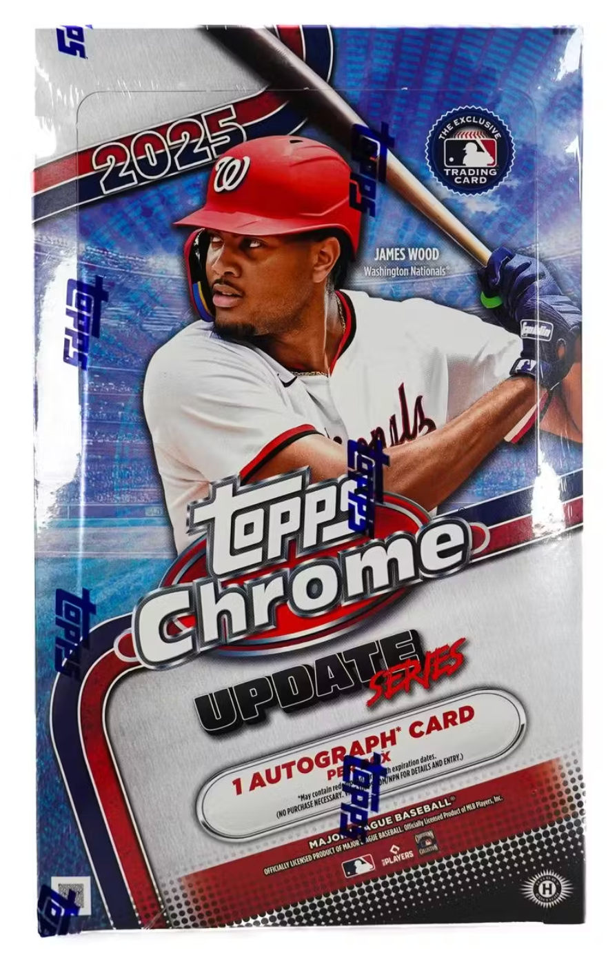 2025 Topps Chrome Update Series Baseball Hobby Box 2025 Topps Chrome Update Series Baseball Hobby Box