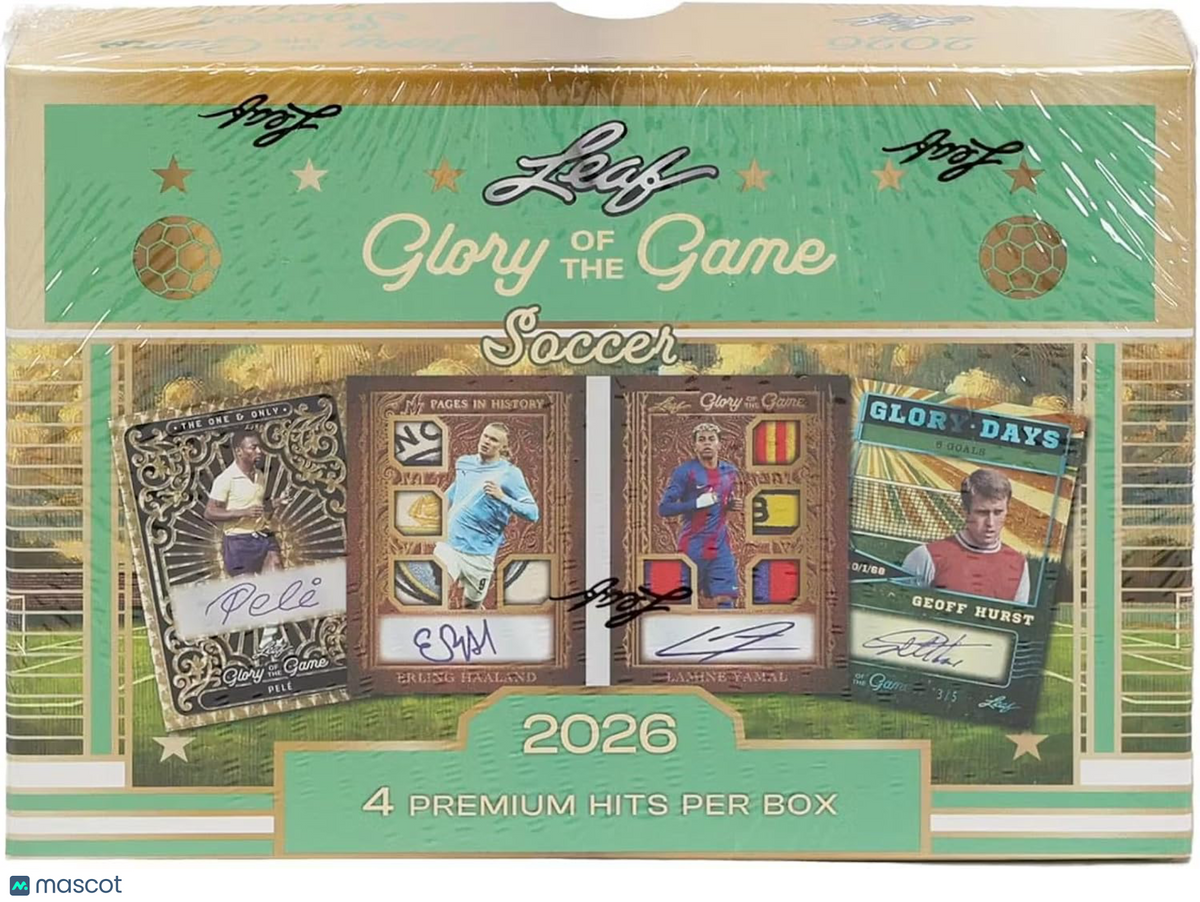 2026 Leaf Glory of the Game Soccer Hobby Box