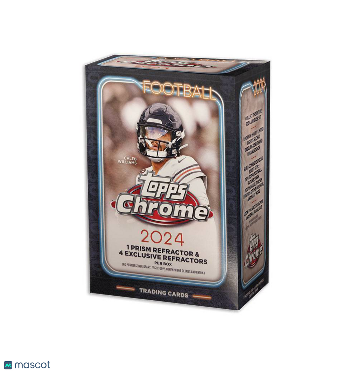 Topps 2024 Chrome Football Trading Card Value Box