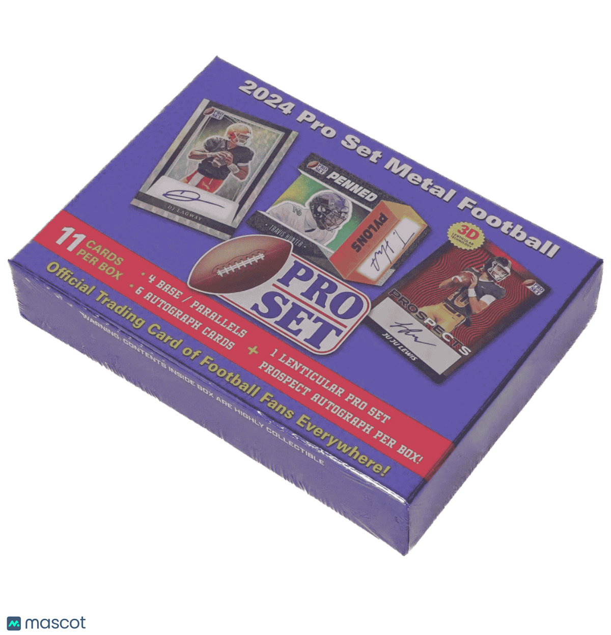 2024 Leaf Pro Set Metal Football Hobby Box