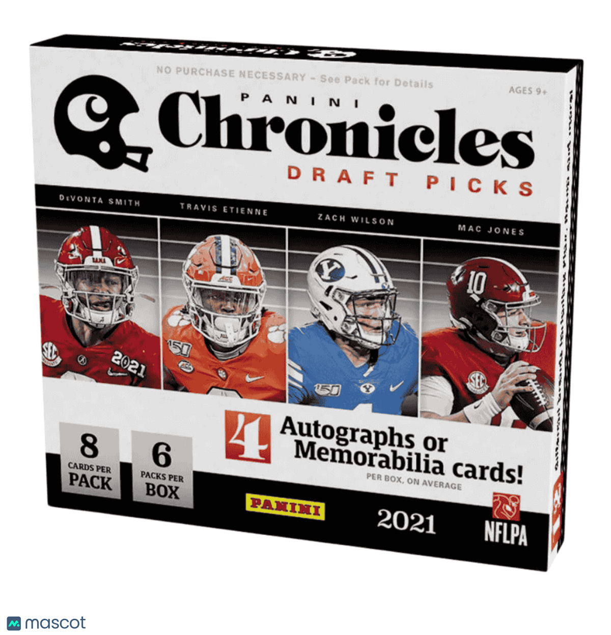 2021 Panini Chronicles Draft Picks Football Hobby Box