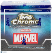 2026 Topps Marvel Comics Chrome Sapphire Edition Box