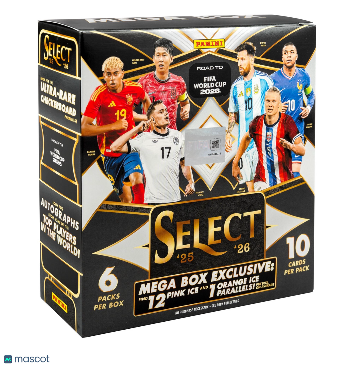 2025/26 Panini Select Road to FIFA World Cup Soccer Mega Box