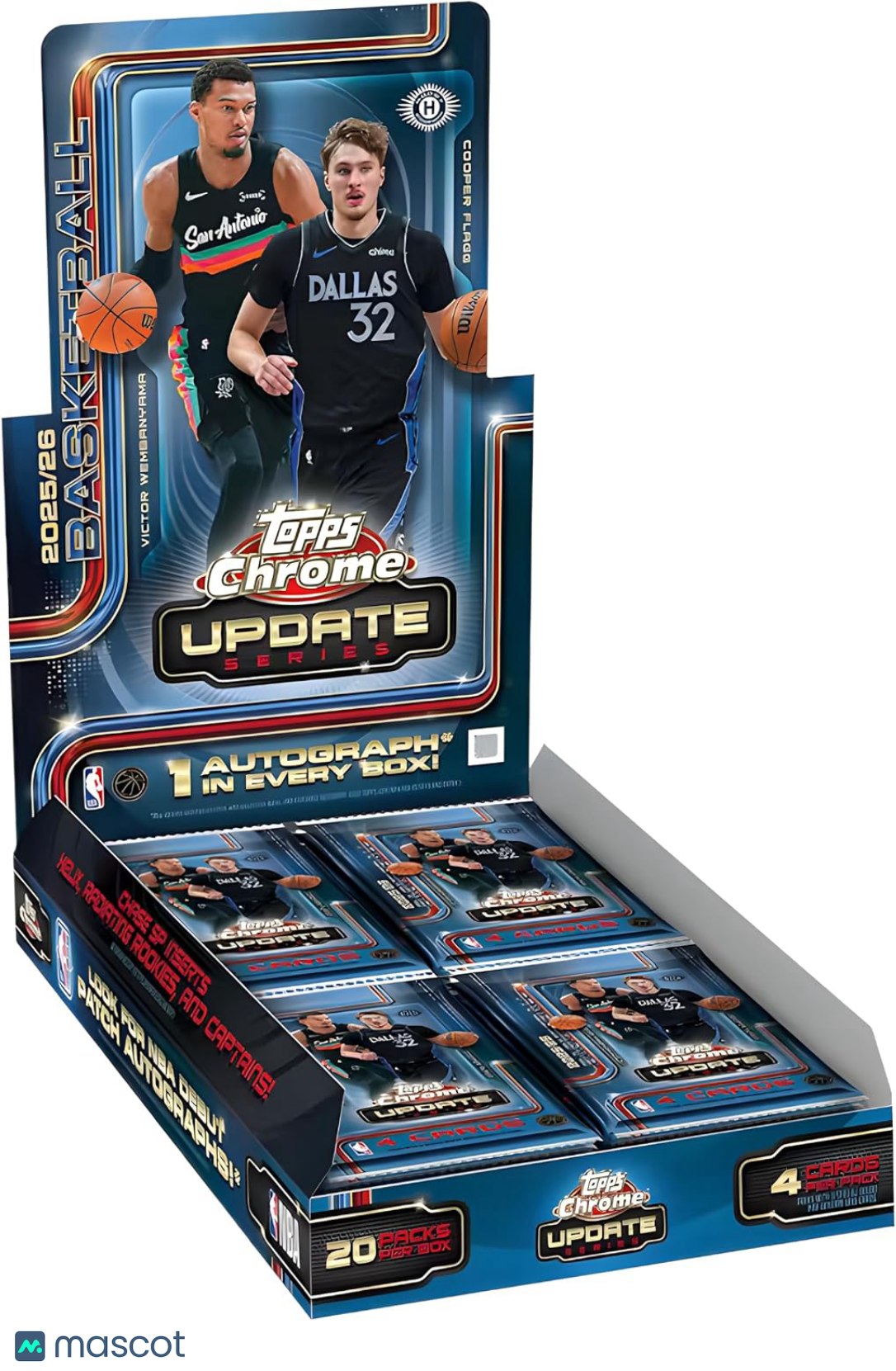 2025-26 Topps Chrome Update Series Basketball Hobby Box