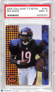 2000 Collector's Edge T3 Retail Dez White #162 PSA 9 Baltimore Ravens
