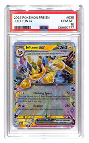 2025 Pokemon Pre En Jolteon ex PSA 10