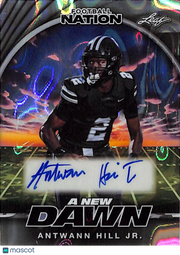 2025 Leaf Football Nation A New Dawn Antwann Hill Jr. Auto /15 #NA-AHJ Arkansas