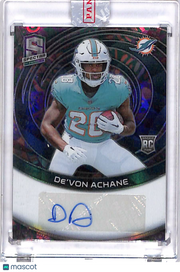 2023 Panini Spectra De'Von Achane Rookie Autograph /5 #RAU-DAC Dolphins