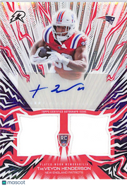 2025 Topps Resurgence TreVeyon Henderson Patch Autograph RC #AU-TH Patriots