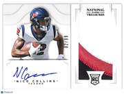 2021 National Treasures Nico Collins Auto /99 Rookie Patch #CRS-NC Texans