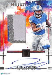 2025 Impeccable Extravagance Jahmyr Gibbs Auto /75 Patch #EPA-JGS Lions