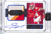 2022 Panini One Football Skyy Moore /99 Rookie Patch RC Auto #46 Chiefs
