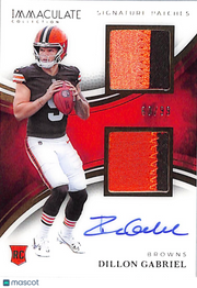 2025 Immaculate Collection Dillon Gabriel /99 Rookie Auto Patch RC #ISPR-DGL