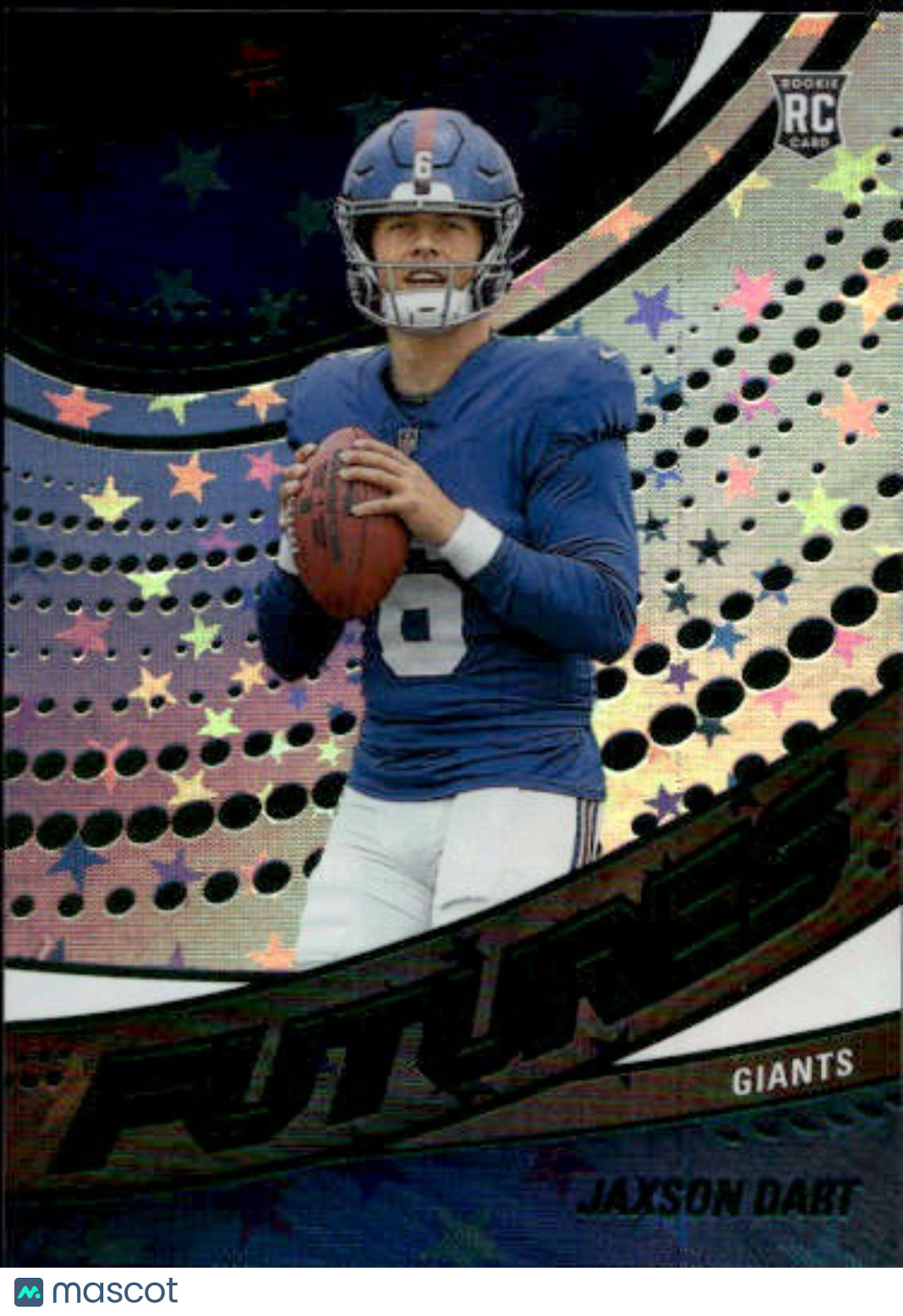 2025 Panini Revolution Football Jaxson Dart Futures Astro /25 Rookie #13 Giants