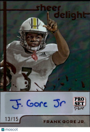 2024 Leaf Pro Set Pure Sheer Delight Frank Gore Jr. Auto Holo /15 Rookie #SD-FGJ