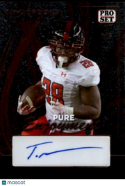 2024 Pro Set Pure Tahj Brooks Stardust Autograph /6 Rookie #PE-TB1 Texas Tech