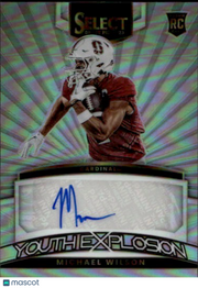 2023 Select Draft Picks Michael Wilson Youth Explosion Auto Rookie RC #YS-MWI