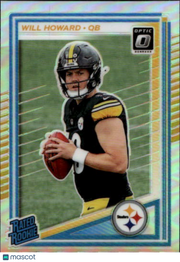 2025 Panini Donruss Optic Will Howard Holo Rookie #233 Pittsburgh Steelers