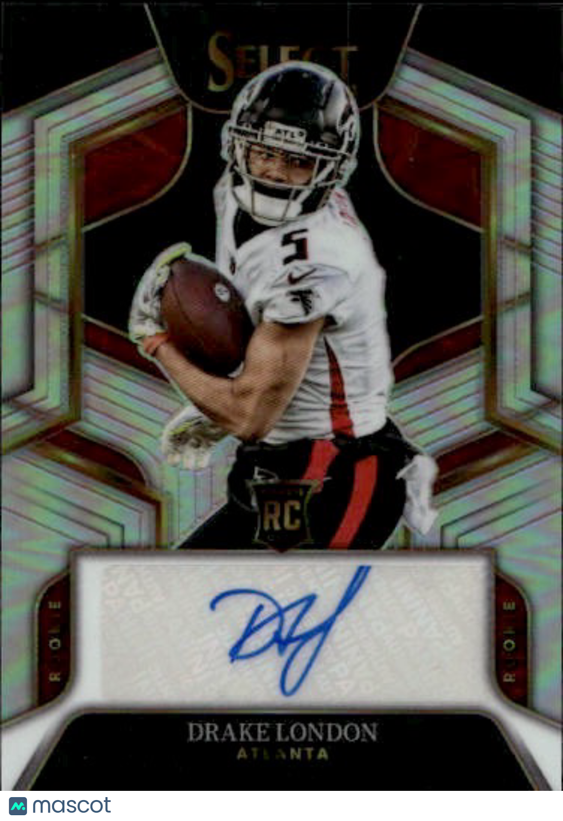 2023 Panini Select Drake London Rookie Autograph /199 RC #RS-DL Atlanta Falcons