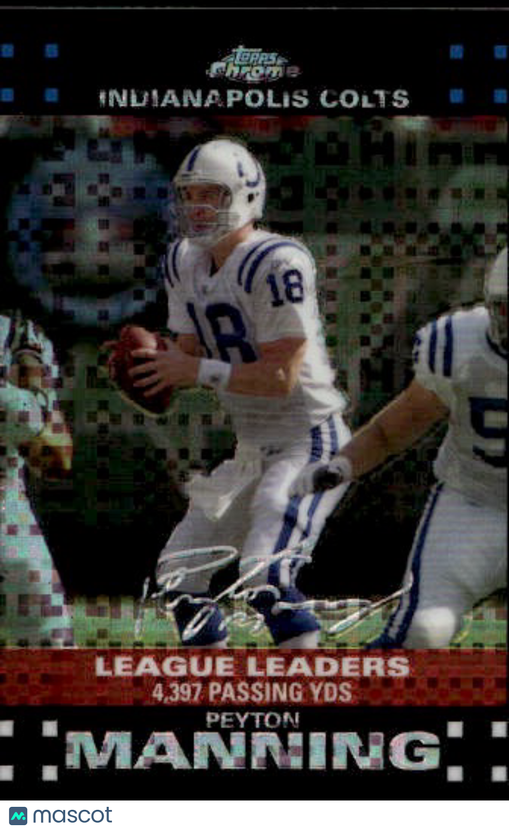 2017 Topps Chrome Peyton Manning X-Fractor #TC96 Indianapolis Colts