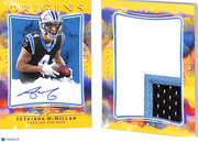2025 Origins Tetairoa McMillan Rookie Autograph /25 Booklet Patch RC Panthers
