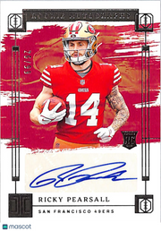 2024 Panini Impeccable Ricky Pearsall Autograph /97 Rookie #RA-RPL 49ers