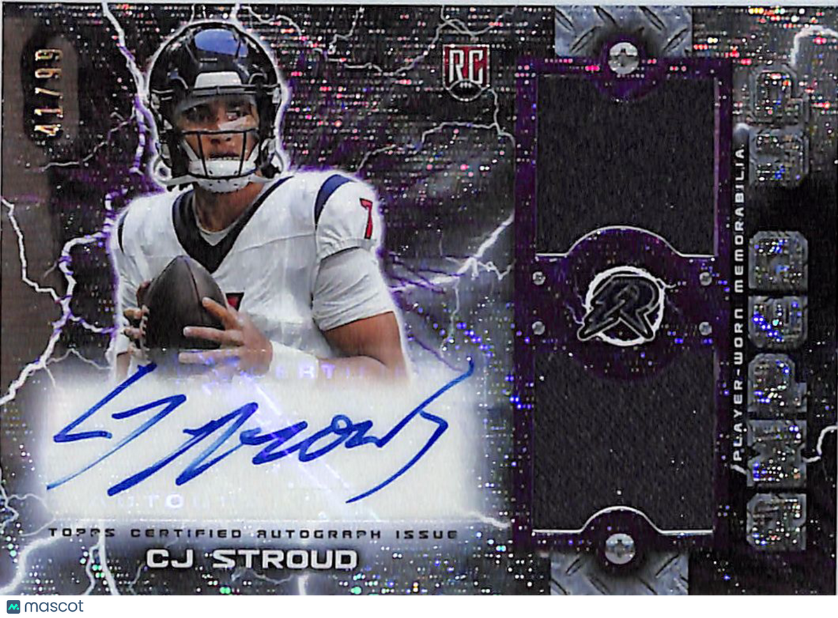 2023 Topps Composite Resurgence C.J. Stroud /99 Rookie Patch Auto #RAUPA-CJS