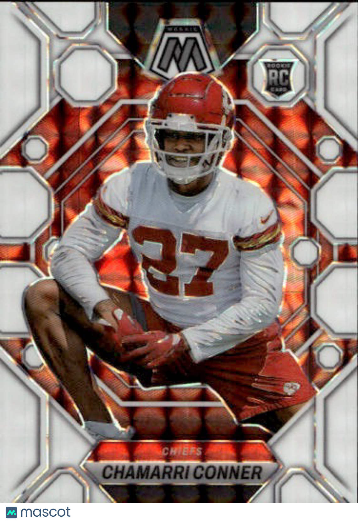 2023 Panini Mosaic Chamarri Conner White /25 Rookie RC #298 Kansas City Chiefs