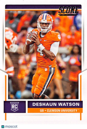 2017 Score Deshaun Watson Rookie RC #361 Clemson Tigers