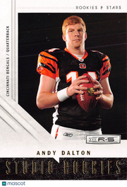 2011 Panini Rookies & Stars Studio Rookies Andy Dalton /500 #12 Cincinnati Bengals