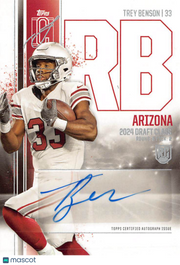 2024 Topps Signature Class Trey Benson Rookie Auto Variation #RCA-TB Cardinals