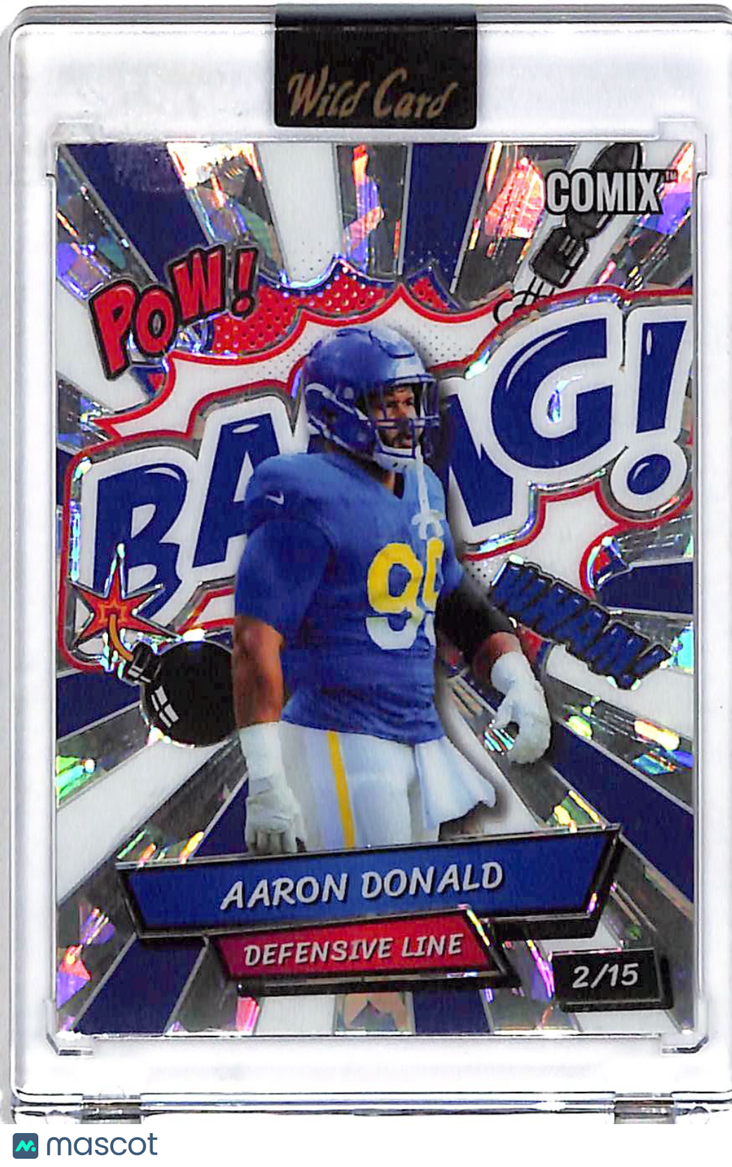 2025 Wild Card Comix Aaron Donald /15 #ACBRB-AD Los Angeles Rams