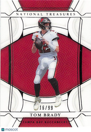 2021 Panini National Treasures Tom Brady /99 #76 Tampa Bay Buccaneers