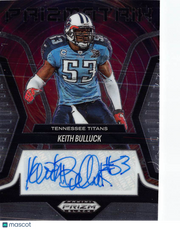 2025 Panini Prizm Black Prizmatrix Signatures Keith Bulluck Auto #PS-KBK Titans