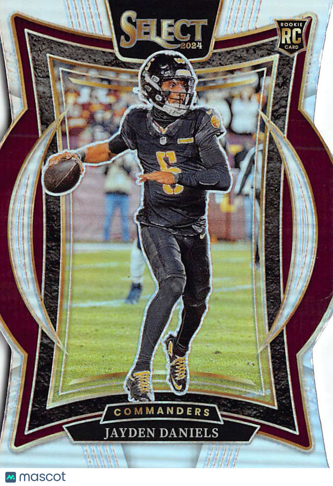 2024 Panini Select Jayden Daniels Silver Die Cut Rookie RC #26 Commanders