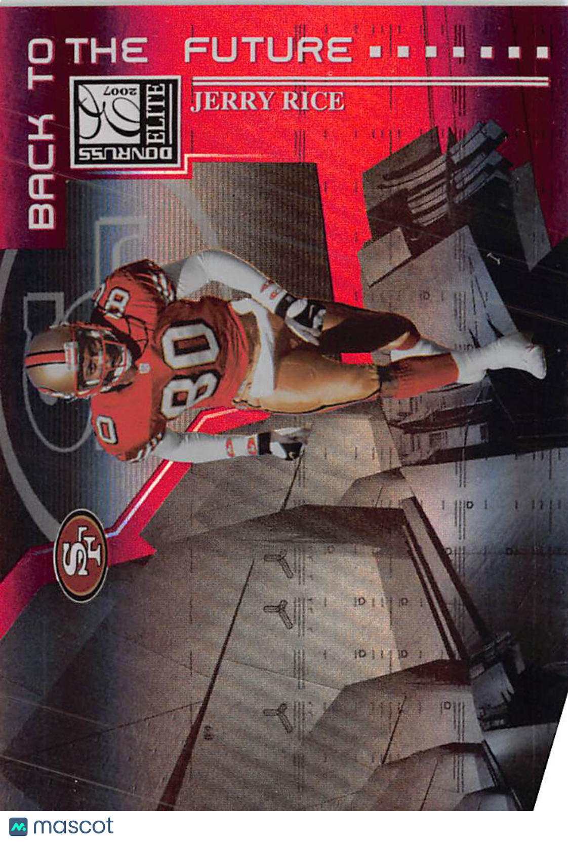 2007 Donruss Elite Back to the Future Marvin Harrison Jerry Rice Red /200 BTF-21