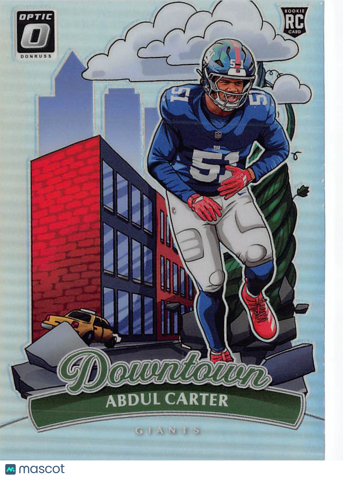2025 Panini Donruss Optic Downtown Abdul Carter Rookie RC #20 New York Giants
