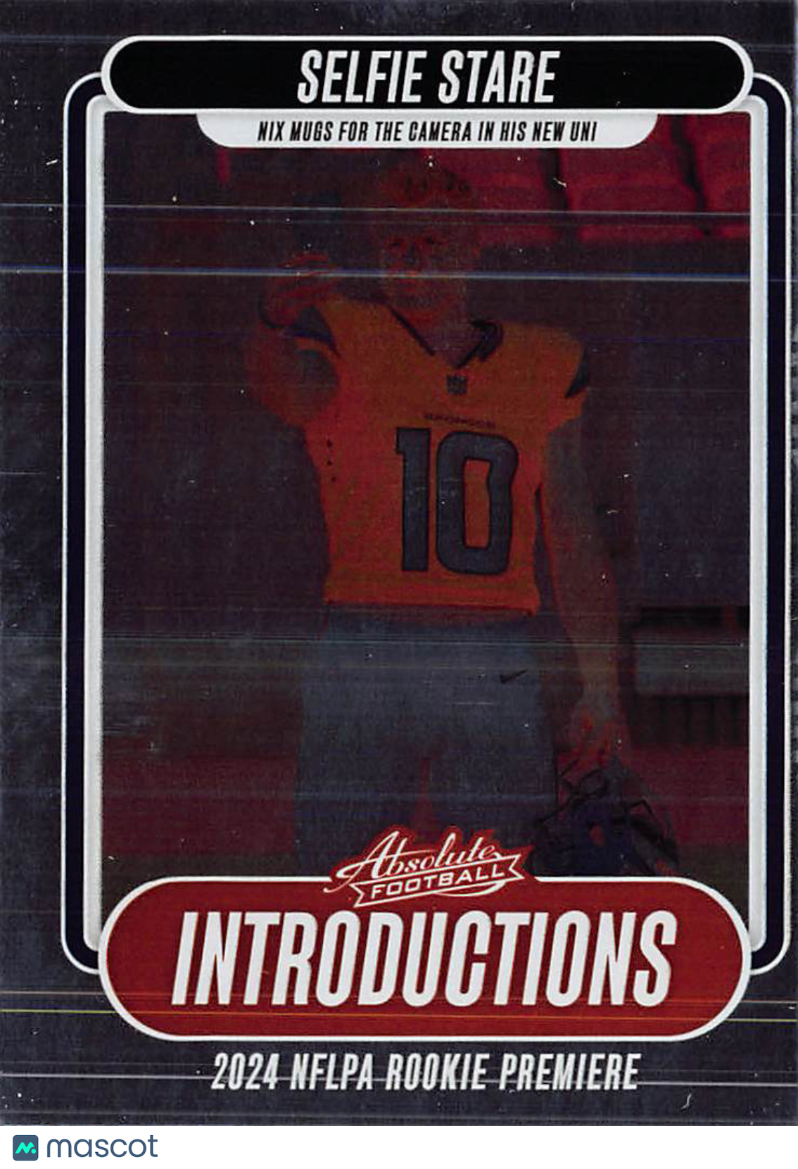 2024 Panini Absolute Football Introductions Bo Nix Rookie #I-BNX Denver Broncos