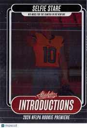 2024 Panini Absolute Football Introductions Bo Nix Rookie #I-BNX Denver Broncos