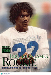 1999 SkyBox Premium Edgerrin James Rookie #222 Indianapolis Colts