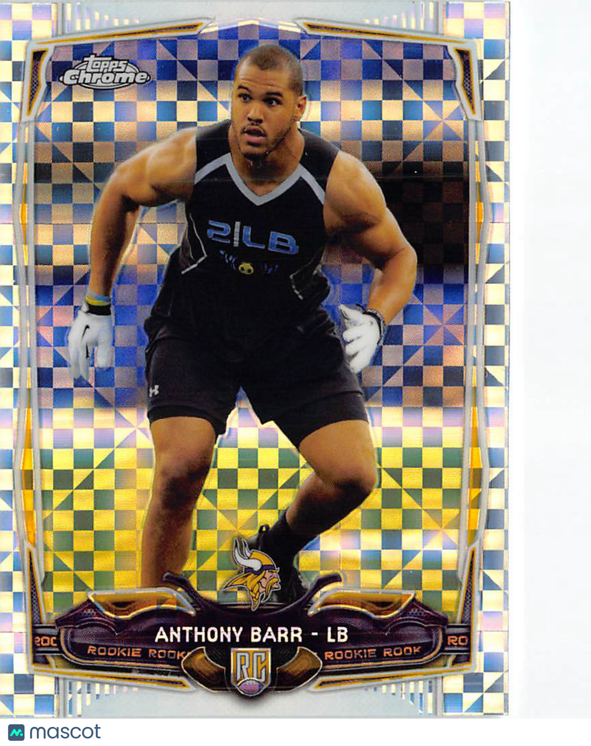 2014 Topps Chrome Anthony Barr Xfractor Refractor Rookie RC #161 Minnesota Vikings