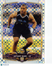 2014 Topps Chrome Anthony Barr Xfractor Refractor Rookie RC #161 Minnesota Vikings