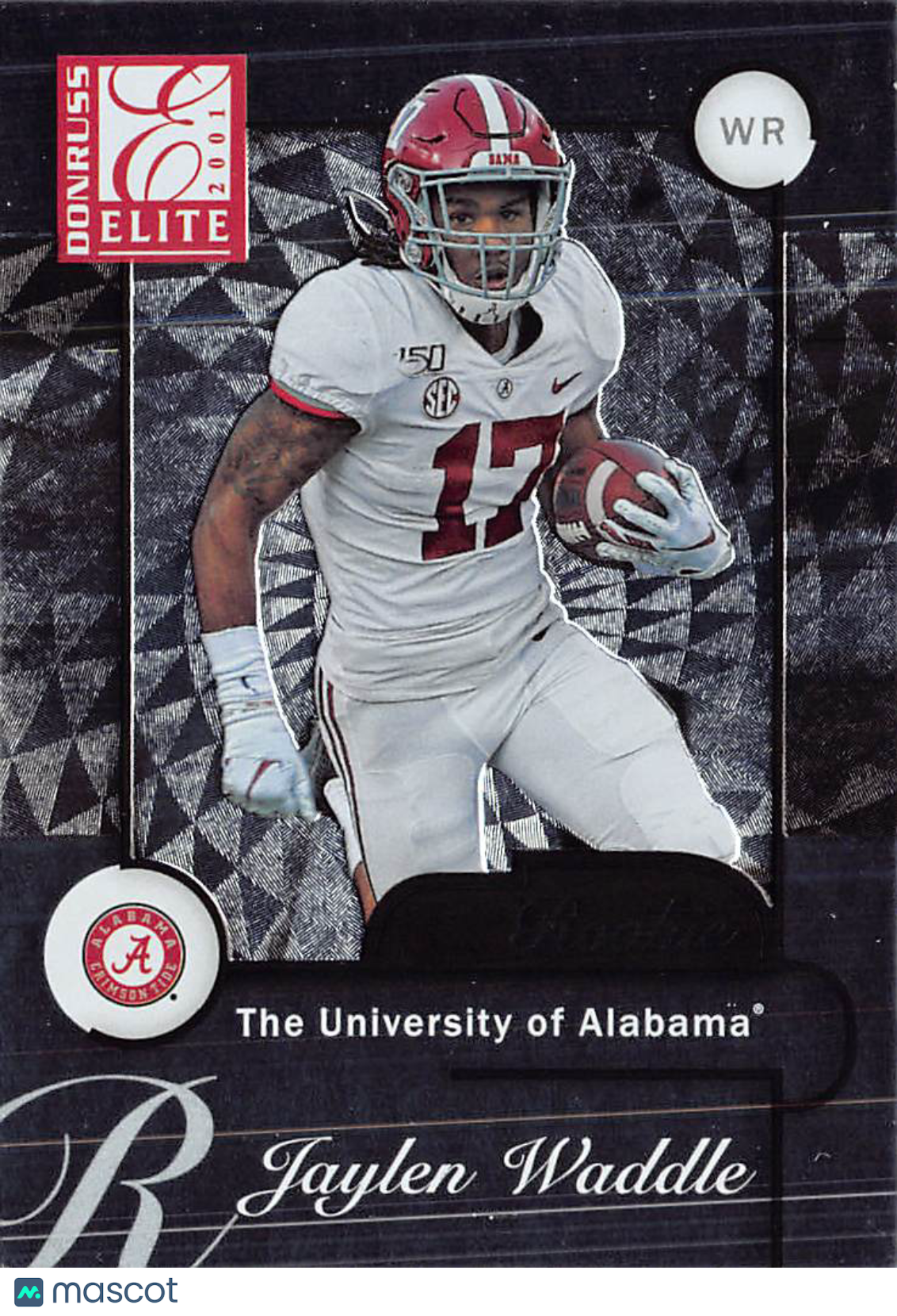 2021 Donruss Elite Football Jaylen Waddle Rookie #ER11 Alabama Crimson Tide