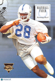 1994 SkyBox Premium Marshall Faulk Rookie #158 Indianapolis Colts