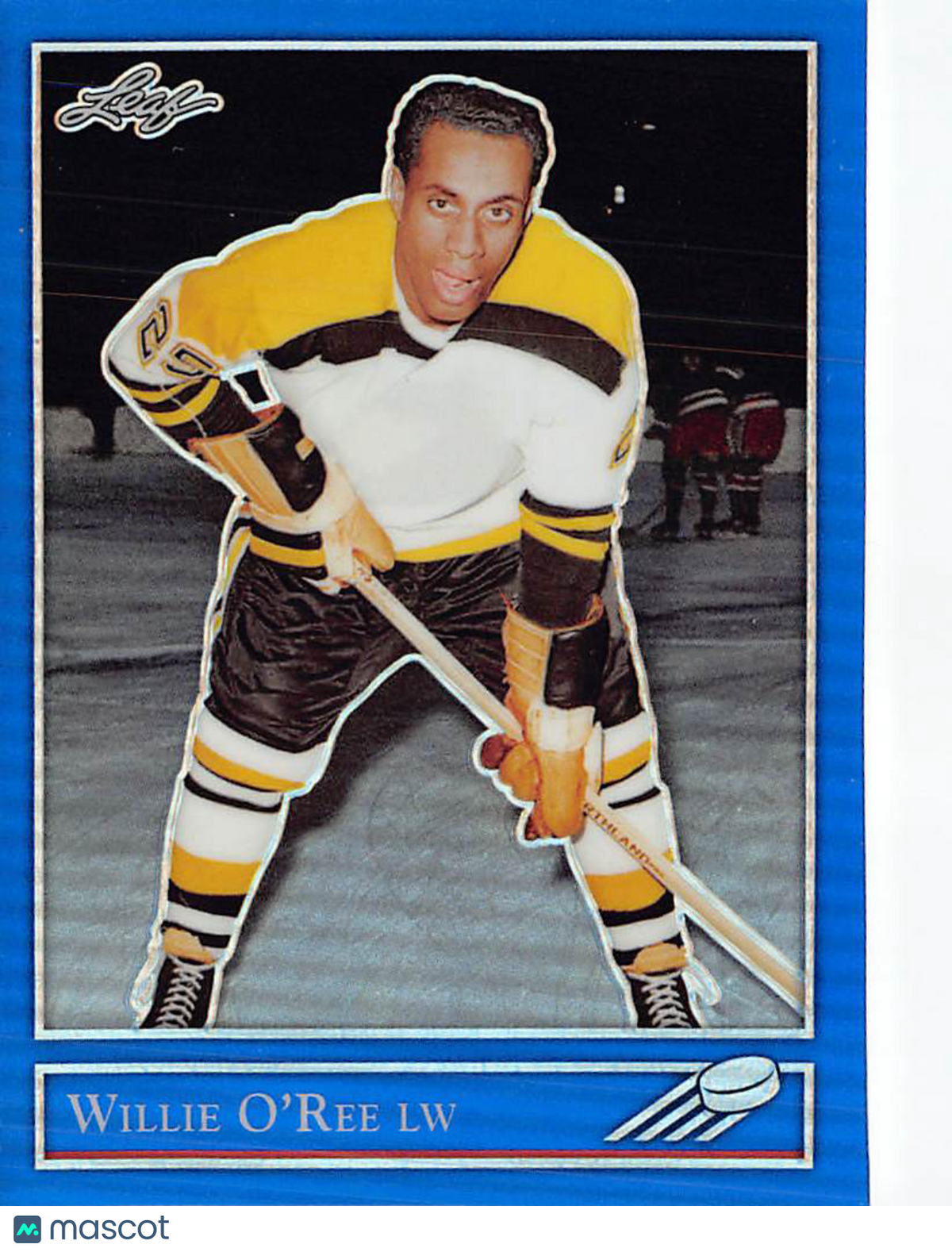 2019 Leaf Metal National Sports Convention Willie O'Ree Blue /20 #TN-60 Bruins