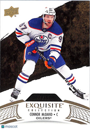 2024-25 Upper Deck Exquisite Collection Connor McDavid /99 #V-CM Edmonton Oilers